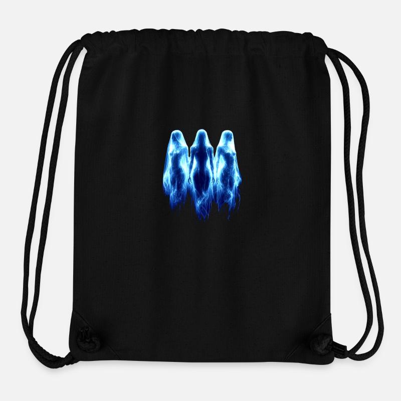 3 Geister - Stanley/Stella recycelter Gym Bag - Schwarz