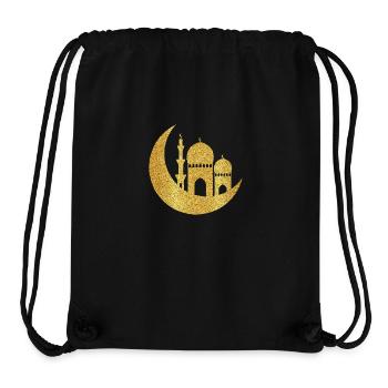 Ramadan Mubarak muslim islam Fasten moslem Allah - Stanley/Stella recycelter Gym Bag - Schwarz - Vorne