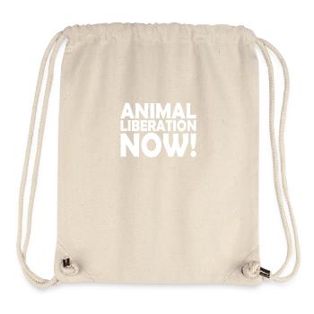 Animal liberation - Stanley/Stella recycelter Gym Bag - Naturweiß - Vorne