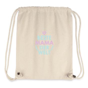 Beste Mama - Stanley/Stella recycelter Gym Bag - Naturweiß - Vorne