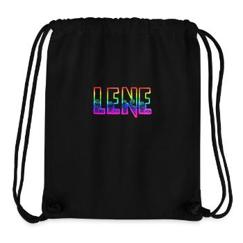 lene rs regenbogen - Stanley/Stella recycelter Gym Bag - Schwarz - Vorne