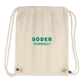 South Everywhere Textgrafiken - Stanley/Stella recycelter Gym Bag - Naturweiß - Vorne