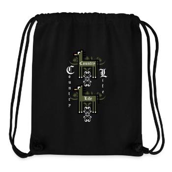 Countrylife Horse - Stanley/Stella Recycled Gym Bag - black - Front