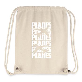 Flugzeuge - Stanley/Stella recycelter Gym Bag - Naturweiß - Vorne