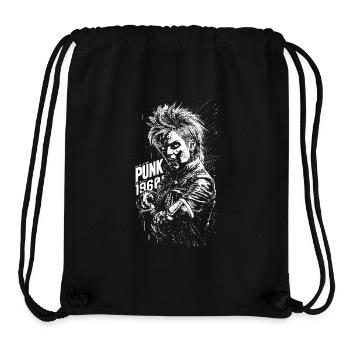 Punk der 1969er Jahre - Stanley/Stella recycelter Gym Bag - Schwarz - Vorne