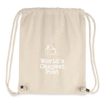 Das beste Dichter-Tee der Welt - Stanley/Stella recycelter Gym Bag - Naturweiß - Vorne