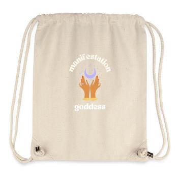 Manifestation Goddess dunkler Hintergrund - Stanley/Stella recycelter Gym Bag - Naturweiß - Vorne