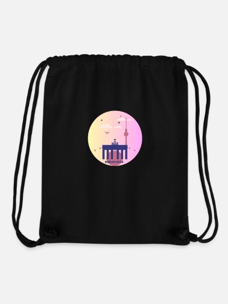 Berlin Chic - Stanley/Stella recycelter Gym Bag - Schwarz
