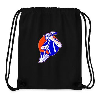 worker - Stanley/Stella Recycled Gym Bag - black - Front