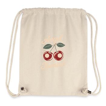 Engelszahl 313 Retro Kirsche - Stanley/Stella recycelter Gym Bag - Naturweiß - Vorne