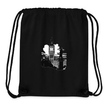 Big Ben - Stanley/Stella recycelter Gym Bag - Schwarz - Vorne
