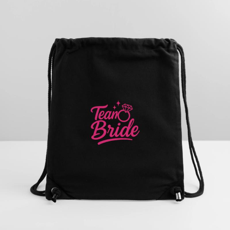 Team Bride Pink Ring Script Stanley/Stella Recycled Gym Bag