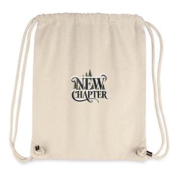 Neues Kapitel Winterwald - Stanley/Stella recycelter Gym Bag - Naturweiß - Vorne