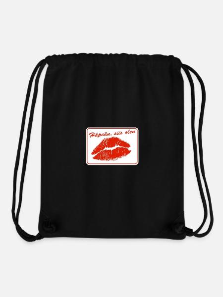 J’ai honte, alors je suis - Sac à cordon recyclé Stanley/Stella - noir