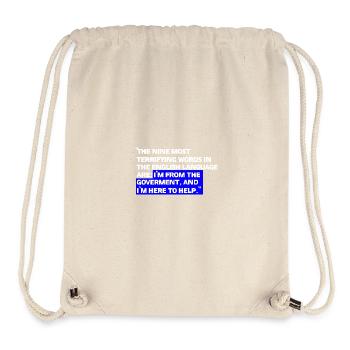 Paradoxical State Aid Quotes - Stanley/Stella Recycled Gym Bag - natural - Front