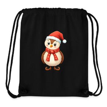 Christmas Character - Stanley/Stella Recycled Gym Bag - black - Front
