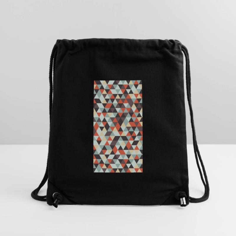 Triangle pattern Stanley/Stella recycelter Gym Bag