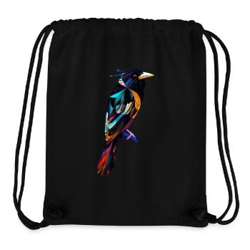 Elster - Stanley/Stella recycelter Gym Bag - Schwarz - Vorne