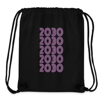 2030 - Stanley/Stella Recycled Gym Bag - black - Front