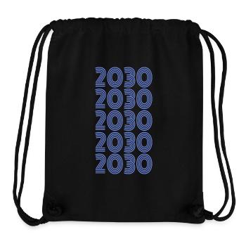 2030 - Stanley/Stella Recycled Gym Bag - black - Front