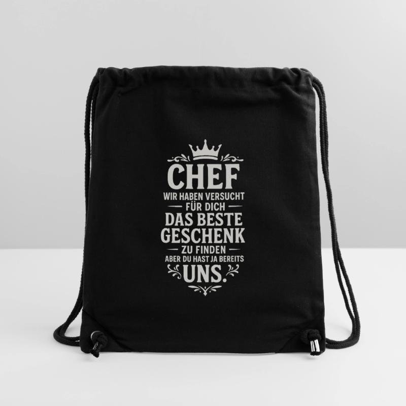 Chef beste Geschenk Mitarbeiter Büro Stanley/Stella recycelter Gym Bag