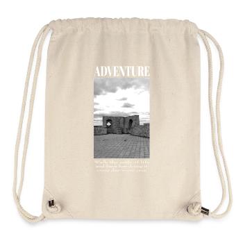 Adventure Life - Castle Ruins - Stanley/Stella Recycled Gym Bag - natural - Front