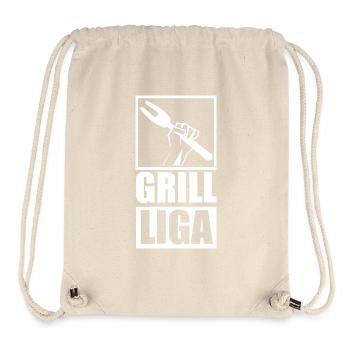 Grill League Logo Spit Fire - Stanley/Stella Recycled Gym Bag - natural - Front