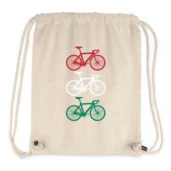 Cycling Hongrie - Sac à cordon recyclé Stanley/Stella - blanc naturel - Devant