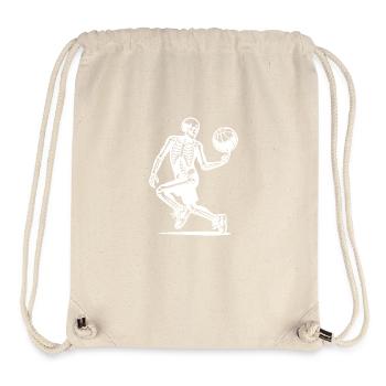 Ball Sports Halloween Skeletons Playing Basketball - Stanley/Stella Recycled Gym Bag - natural - Front