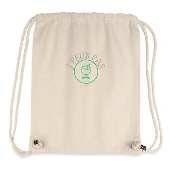 J'peux pas j'ai apéro - Sac à cordon recyclé Stanley/Stella - blanc naturel - Devant