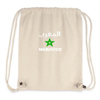 Marokko - Stanley/Stella recycelter Gym Bag - Naturweiß - Vorne