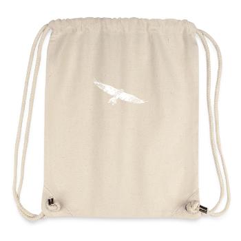 Greifvogel auf breiten Schwingen - Stanley/Stella recycelter Gym Bag - Naturweiß - Vorne