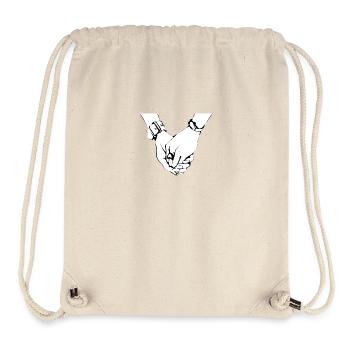 Nana - Manga - Sac à cordon recyclé Stanley/Stella - blanc naturel - Devant