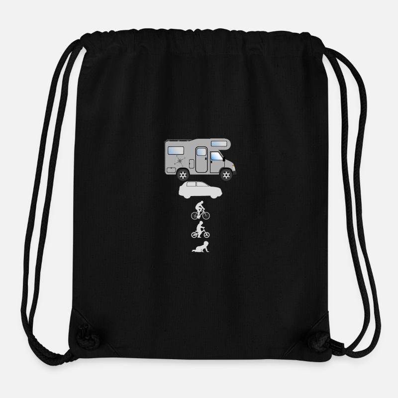 Evolution Camper - Stanley/Stella recycelter Gym Bag - Schwarz