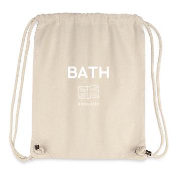 Bath England Great Britain South West England gift - Stanley/Stella Recycled Gym Bag - natural - Front