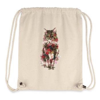 Kitty Vintage Kätzchen - Stanley/Stella recycelter Gym Bag - Naturweiß - Vorne