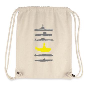 Submarine Graphic - Stanley/Stella Recycled Gym Bag - natural - Front