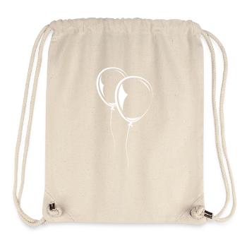Balloon Baloon Illustration Symbol Gift - Stanley/Stella Recycled Gym Bag - natural - Front