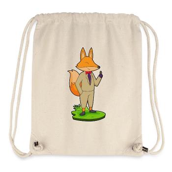 Fox Groom Wedding Ring - Stanley/Stella Recycled Gym Bag - natural - Front