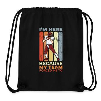 Funny Football Saying - Stanley/Stella Recycled Gym Bag - black - Front