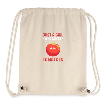 Nur ein Junge, der Tomaten liebt - Stanley/Stella recycelter Gym Bag - Naturweiß - Vorne