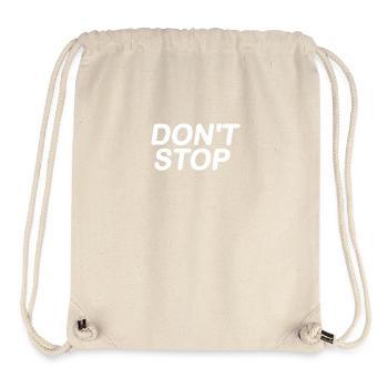 Dont stop - Stanley/Stella Recycled Gym Bag - natural - Front