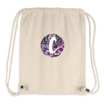 Buchstabe C - Stanley/Stella recycelter Gym Bag - Naturweiß - Vorne