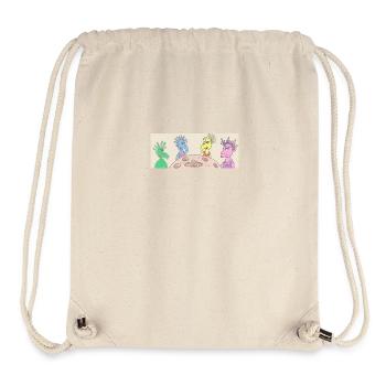 Space Belly Buttons beim Essen Shirt Becher Cappy - Stanley/Stella recycelter Gym Bag - Naturweiß - Vorne