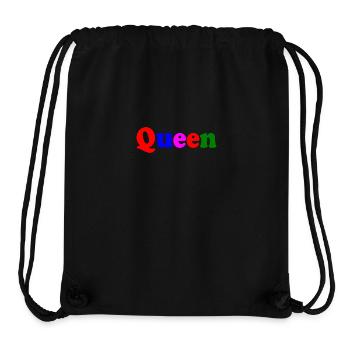 QUEEN - Stanley/Stella recycelter Gym Bag - Schwarz - Vorne