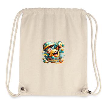 Easter graphic design in Mixed Dimensions style - Stanley/Stella Recycled Gym Bag - natural - Front