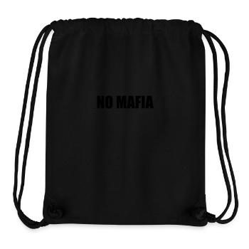 NO MAFIA - Stanley/Stella recycelter Gym Bag - Schwarz - Vorne