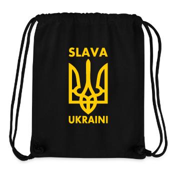 Ukraine - Stanley/Stella Recycled Gym Bag - black - Front