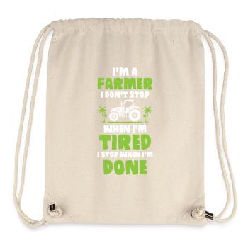 Farrner (en anglais seulement) - Sac à cordon recyclé Stanley/Stella - blanc naturel - Devant