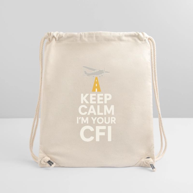 Flight Instructor Cfi Pilot Aviation Instructor Stanley/Stella Recycled Gym Bag